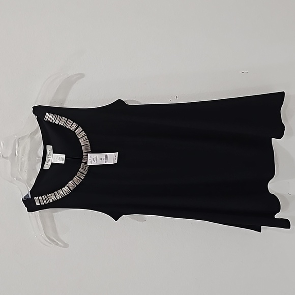 White House Black Market Top Size XS Black sliver Halter Neckline - Picture 7 of 11